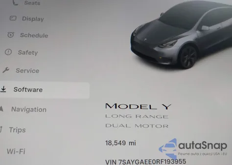 2024 Tesla Model Y Long Range Dual Motor All-Wheel Drive из США, поврежденный, VIN 7SAYGAEE0RF193955